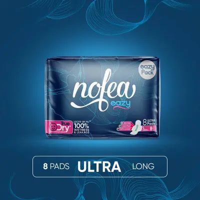 NoFea Eazy Napkin/Sanitary Pad Ultra Long 8 Pack